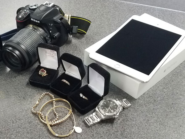 DSLR Camera, iPad, and Jewelry